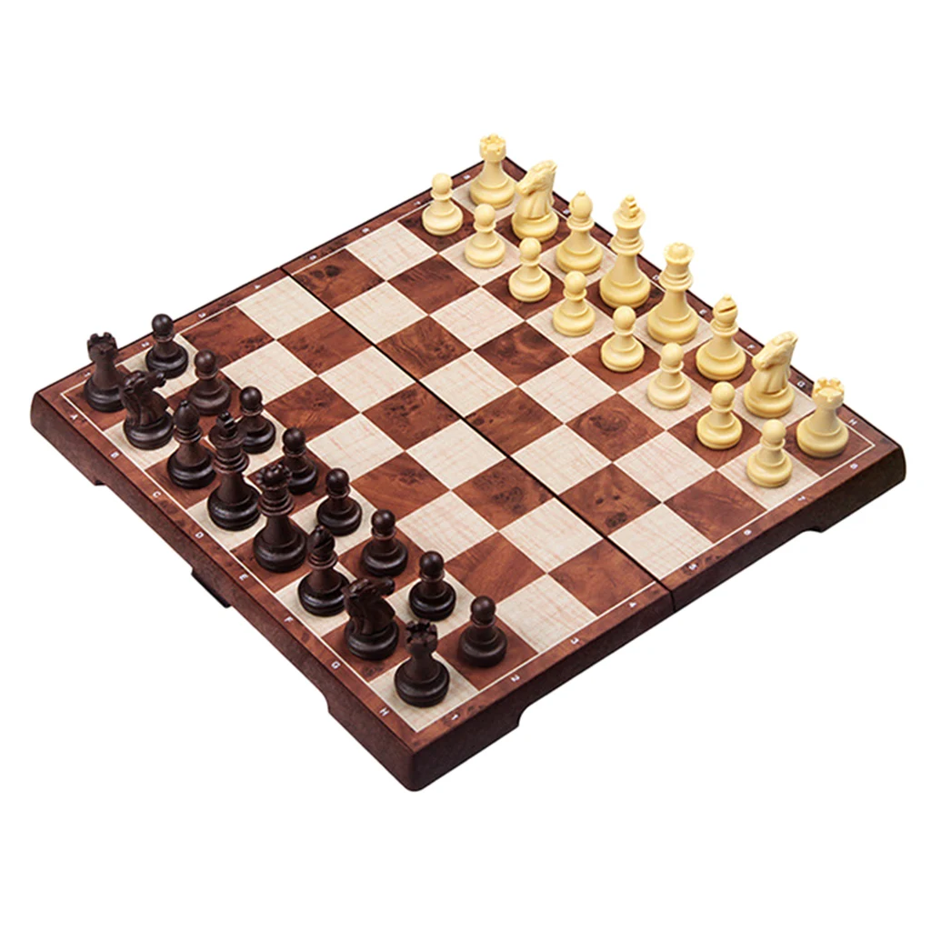 

Folding Magnetic Travel Chess Set, Lightweight for Easy Carrying and Travel, Gift for Chess Lovers and Learners