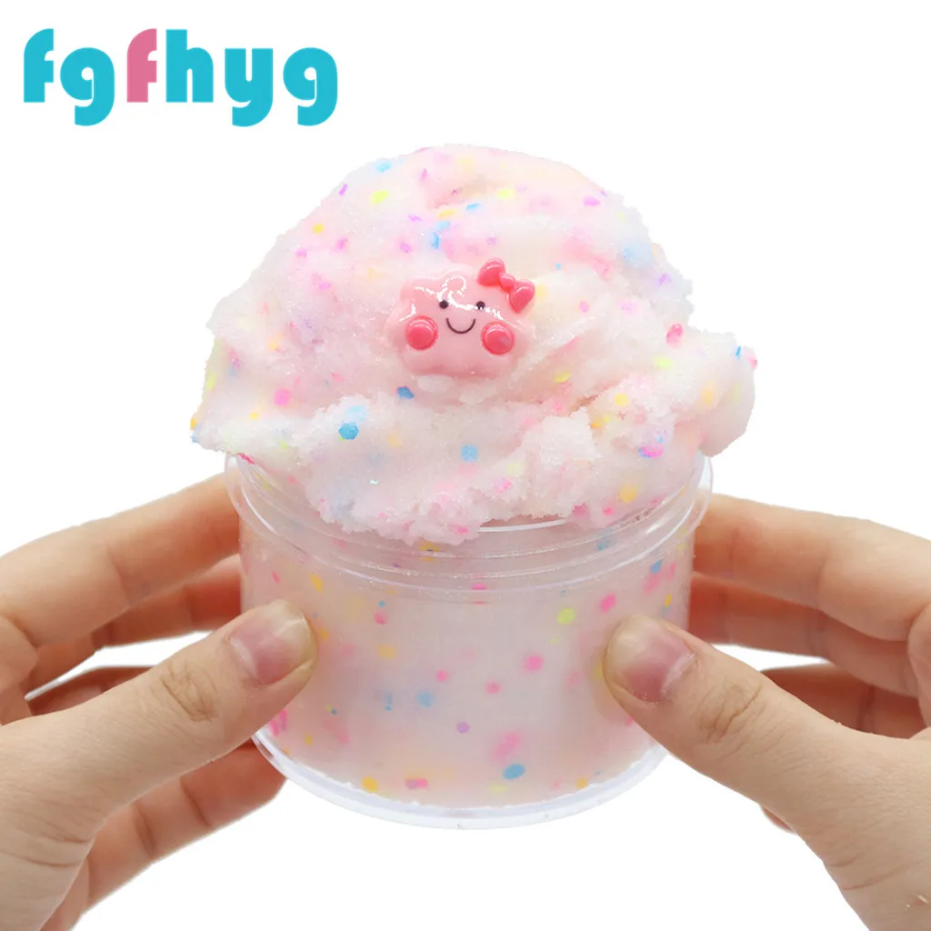 Игрушки слайм горячая модель DIY могут ароматизированные мягкие и не липкие