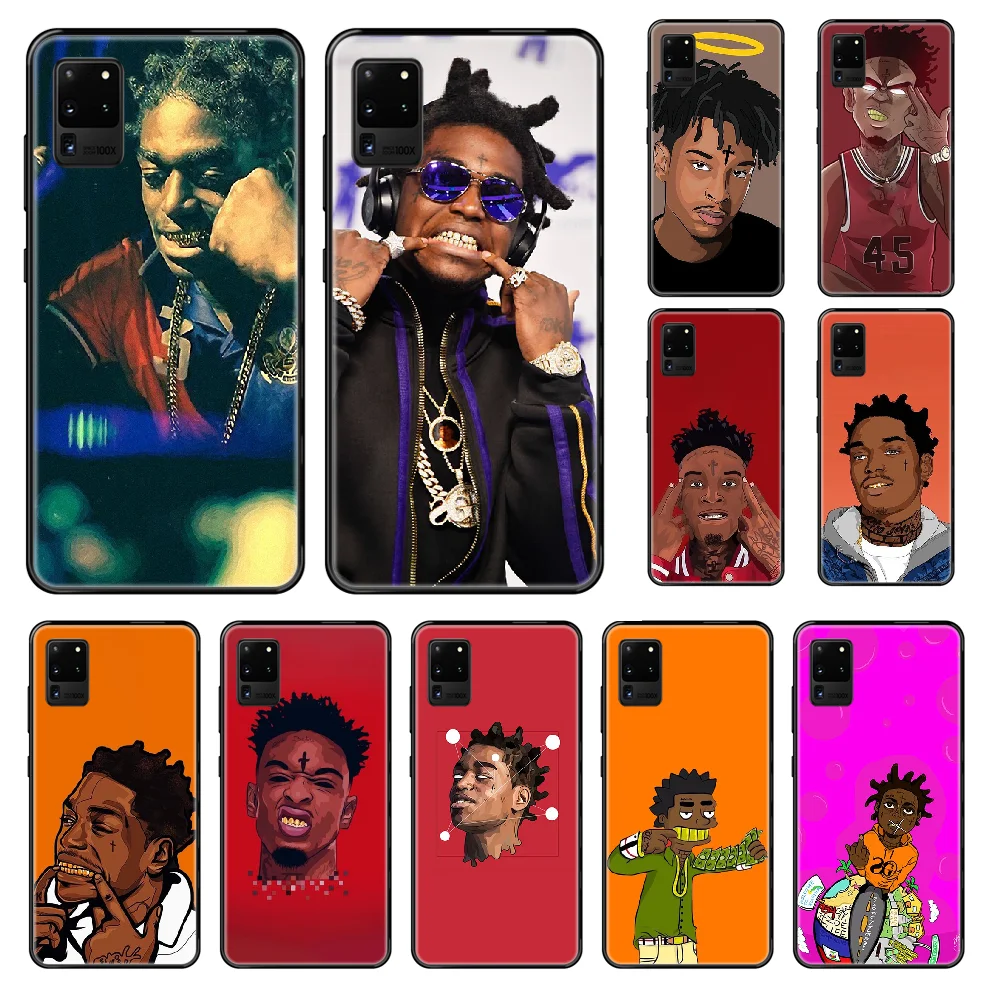 Rapper kodak black Phone case For Samsung Galaxy S 3 4 5 6 7 8 9 10 Plus Lite Edge black soft shell luxury cell cover fashion