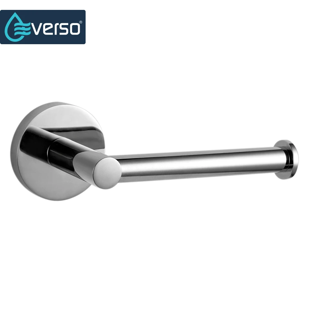 

EVERSO Stainless Steel Toilet Roll Paper Holder For Paper Towels Wc Paper Holder Kitchen Towel Rack Bathroom Accessory