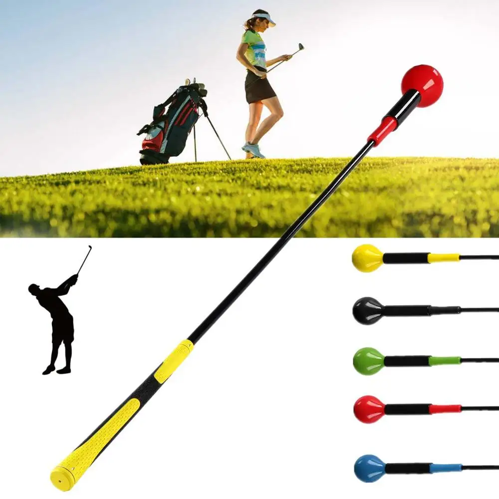 120cm Golf Training Aids Swing Trainer Golf Trainer Power Equipment Golf Accessories Drop Ship
