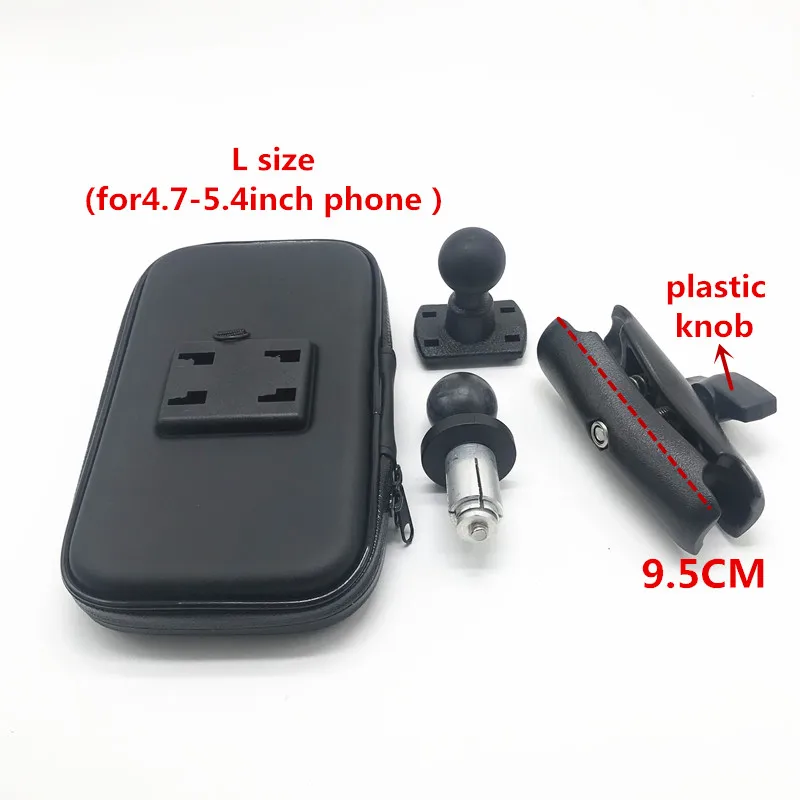 9.5cm arm kit Держатель для телефона в вилка стержневой кронштейн мотонавигатор кронштейн для Yamaha YZF R1 2002- R6 2006- R1M 2007 2008 - Цвет: 9.5cm arm kit