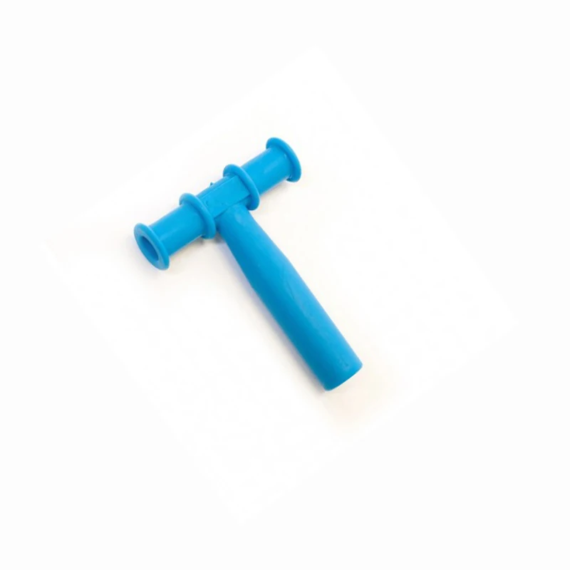 Blue Chewing Tube Oral Motor Chew Tools for Autism Baby Chewy Teether Speech Therapy Sensory Toys for Special Needs ADHD