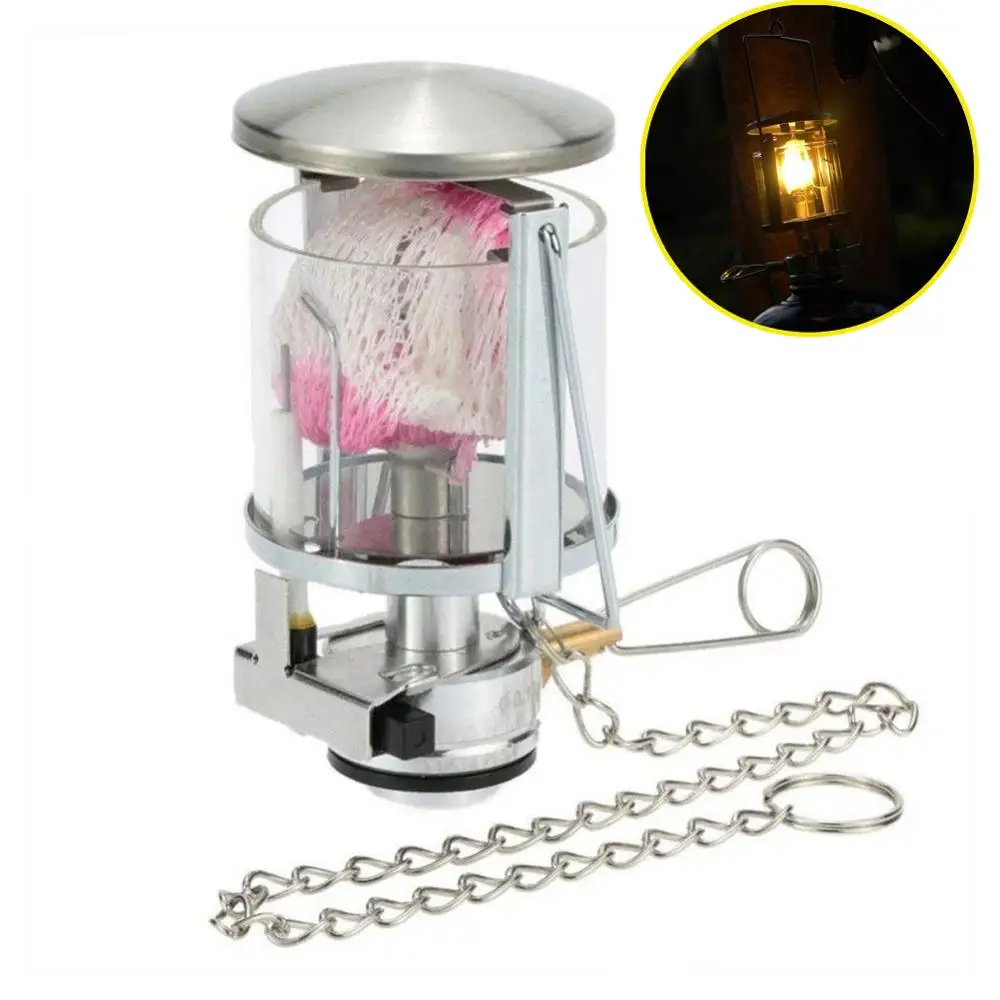 Outdoor Portable Gas 60lux Heater Tent Mini Camping Lantern Gas Butane