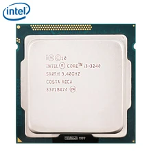 Intel I3 3240 çift çekirdekli 3.4GHz LGA 1155 TDP 55W 3MB önbellek i3-3240 CPU işlemci masaüstü % 100% çalışma test