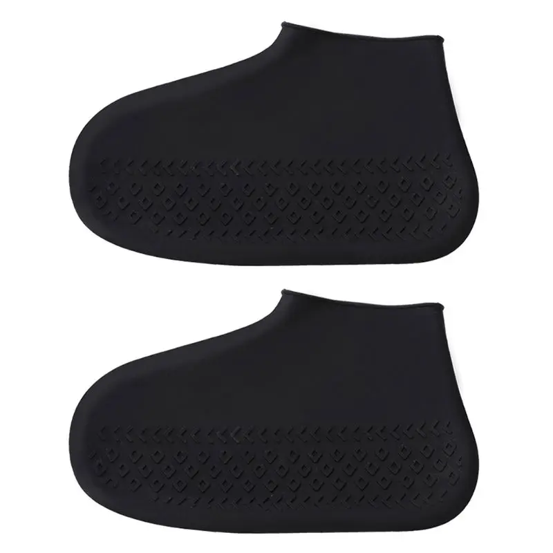 

Silicone Shoe Covers Waterproof Overshoes Reusable Slip Resistant Rain Shoe Cases for Man WoMan