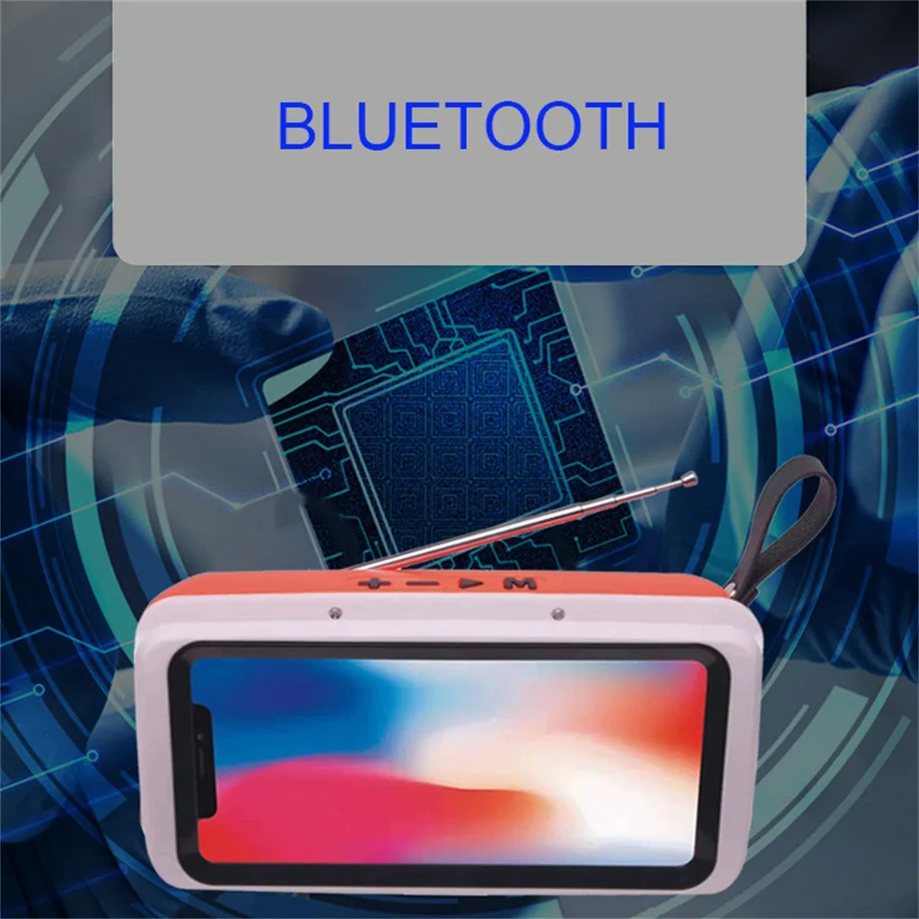 Ретро дизайн ТВ Мини Bluetooth динамик мобильный телефон подставка держатель usb зарядка для iphone для samsung для HUAWEI для xiaomi горячая распродажа