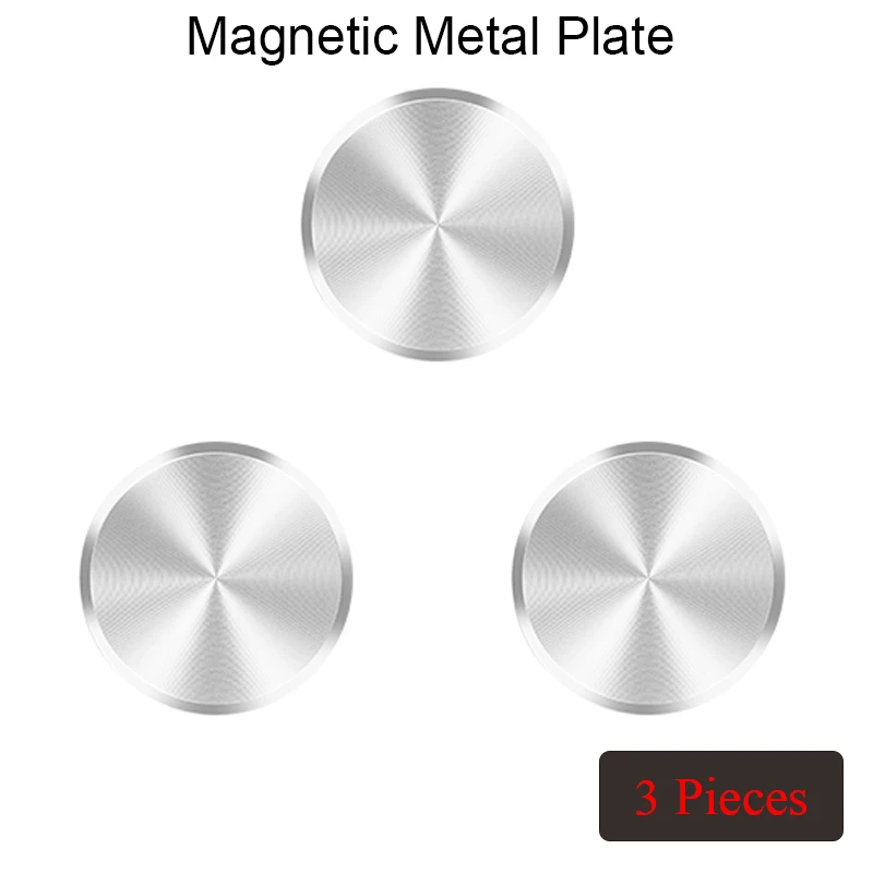 H5bd3c8a970e446e7bba31108aecf70b7q 1pcs/2pcs/3pcs Sticker Metal Plate disk iron sheet for Magnet Mobile Phone Holder For Magnetic Car Phone Stand holders Mallzona