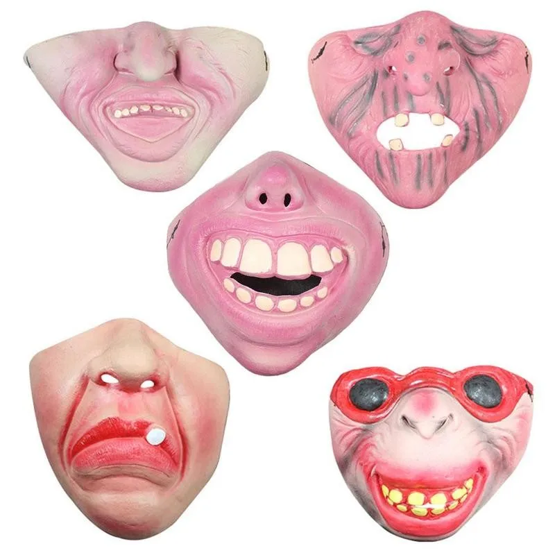 1 шт. Вечерние Маски ужасов для взрослых маска клоуна с половинчатым лицом