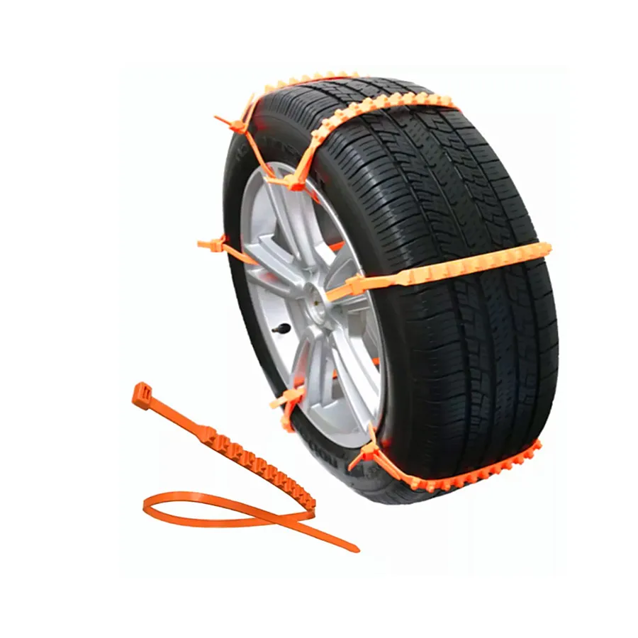 ZipClipGo Emergency Traction Aid Tire Snow Chains For Cars SUVs Trucks Anti Wheel Slip Chain Zip Clip Go