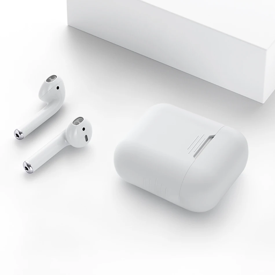 Кожаный чехол для Airpods для Air Pods Чехлы Bluetooth наушники защита для кожи для Airpod чехол Аксессуары для наушников - Цвет: Transparent