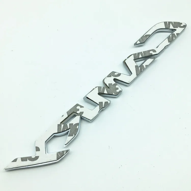 10pcs/Lot CAMRY PVC ABS Chrome Car Styling Auto Accessories Auto Car Rear Trunk Number / Letter Logo Badge Emblem Sticker Decals