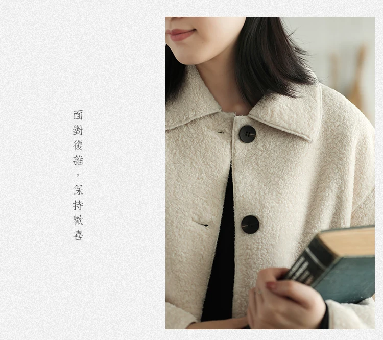 Autumn Winter Jackets Women Fashion Loose Blended Coat New Ladies Cardigan Tops Pocket Long-sleeved Mori Girl Jackets