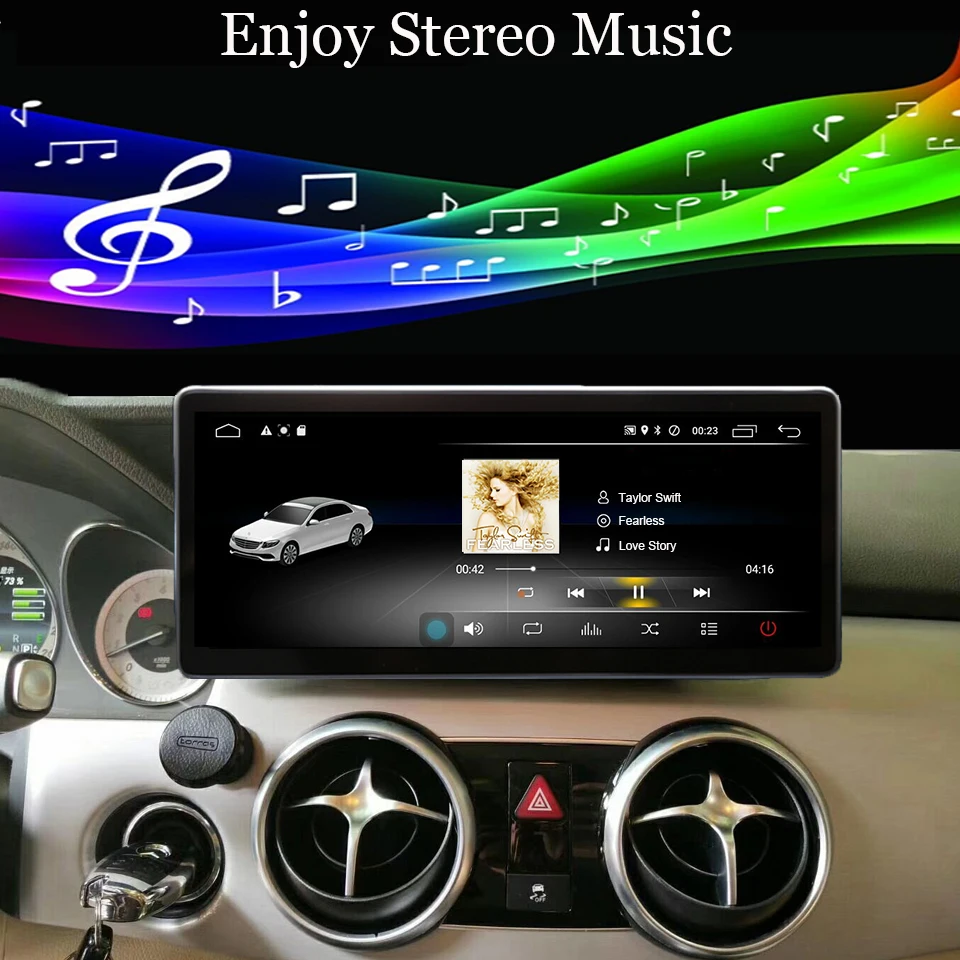 Flash Deal Car radio Android multimedia audio player For Mercedes Benz GLK X204 2013-2015 10.25 inch touch screen GPS Support Carplay 12