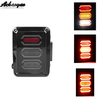 

USA/EU Version Smoked LED Tail Lights Turn signal lamp DRL For Jeep Wrangler JK JKU Sports, Sahara, Freedom Rubicon 2007 - 2017