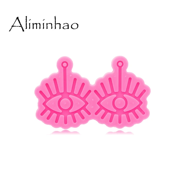 Dy0733 Szuper Fényes Szem Fülbevaló Penészgyűrű -Szilikon Penész Diy Epoxi Dekoráció Kulcstartó - Image 2