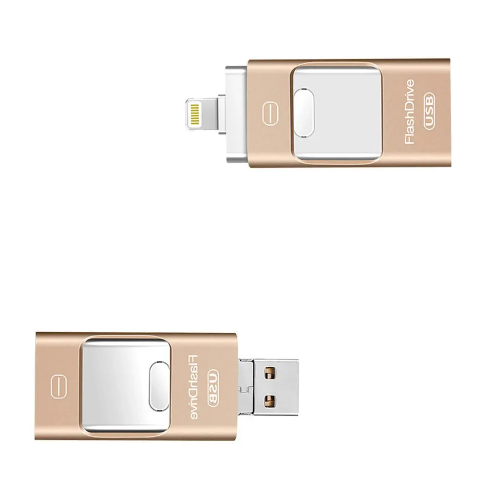 Android применимый телефон USB флэш-накопитель двойная головка 3 в 1 три использования OTG USB 32G/64G/128G/256G