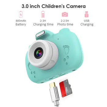 

A5 3.0 inch Touch Screen Dual Lens Kids Digital Camera Rechargeable 32GB 1080P HD Children WiFi Photo Video Recorder