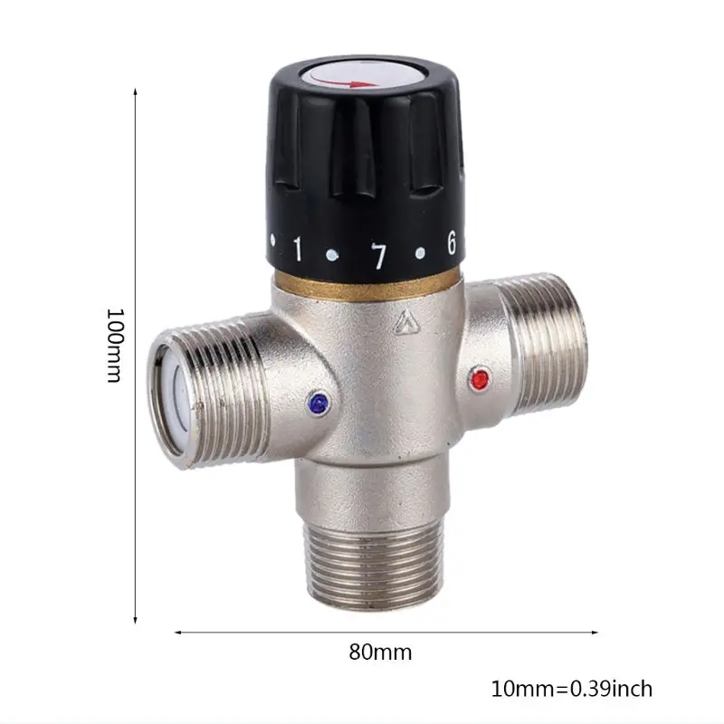 

3/4 Inch DN20 Solar Heater Thermostatic Mixing Valve TMV Pipe Valve Thermostat G88A