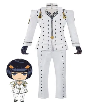 

Anime JOJO'S BIZARRE VENTO AUREO Golden wind Bruno Bucciara Outfit Suit Cosplay Costumes Halloween Adult man women Party Costume