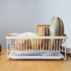 Drainboard Kitchen Sink Basket Gadget Bowl Stainless Steel Vegetables Drain Organizer Kitchen Cocina Accesorio Home Improvement