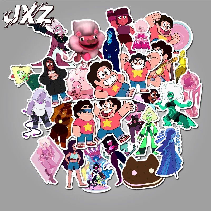 50 шт./упак. Steven Universe с мультипликационным рисунком для детей Стикеры из фильмов