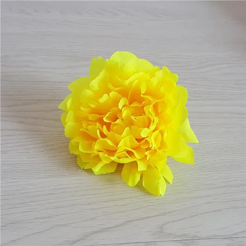 color 3 DIY 15cm Artificial Flowers Silk Peony Flower Heads Wedding Party Decoration Supplies Simulation Fake Flower Head Home Decor - Цвет: color 3