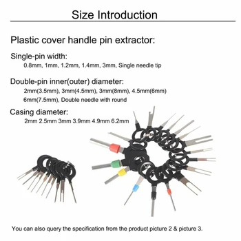 

Tools Pin Ejector Set Connector Extractor Puller Automotive Auto Terminal