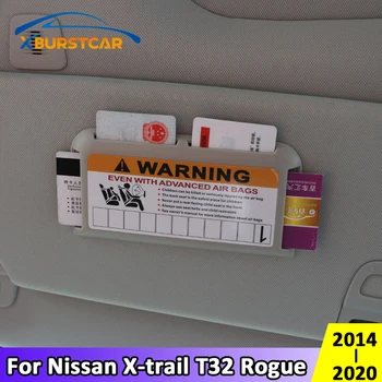 

Xburstcar Parking Cards Car Sun Visor Card Holder Numbers for Nissan X-trail Xtrail T32 Rogue 2014 2015 2016 2017 2018 2019 2020