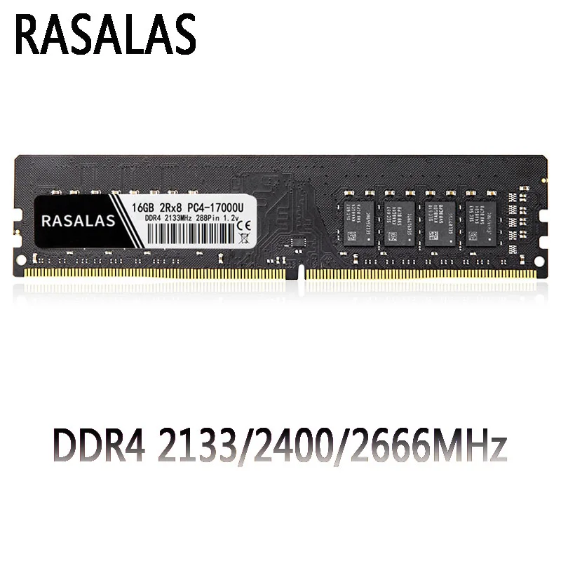 

Оперативная память Rasalas DDR4 8G 4G 16G для настольного ПК 17000 19200 21300 PC4 1,2 V 288pin оперативная память для ПК
