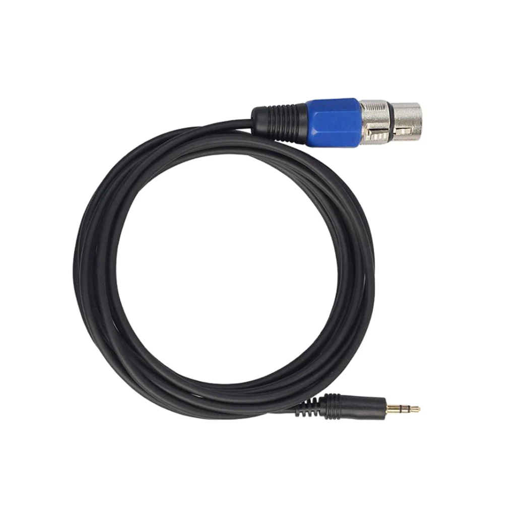 5 m 3 Pin XLR Female to 3.5mm Male Stereo Plug-In Audio Conversion Connector Adapter for Microphone Speaker Mixer