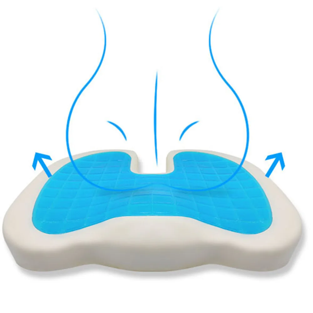 Ортопедическая подушка из гелевой пены, подушка для сиденья, подушка для спины стула, комфортная Улучшенная подушка для путешествий с эффектом памяти, Массажная подушка для сидения#45