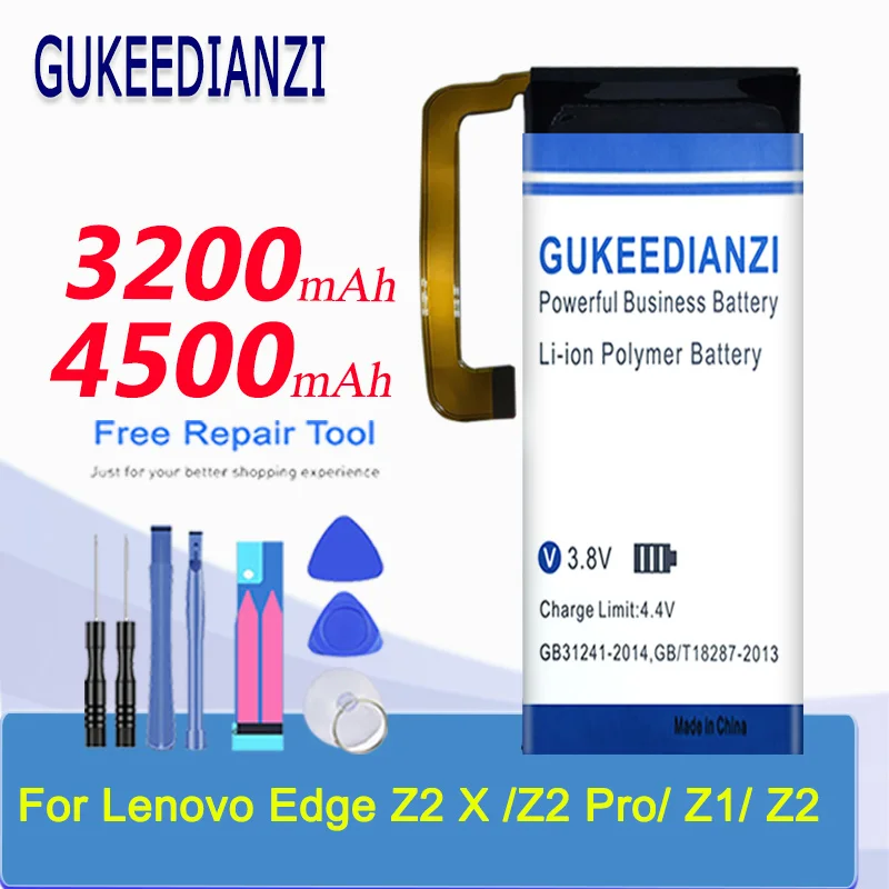 Аккумулятор GUKEEDIANZI высокой емкости BL268 BL255 BL223 BL271 для Lenovo Edge Z2 X /Z2 Pro K920/ Z1/ Z2131