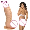 OLO Strapon Big Dick Orgasm Massage Dinosaur Scales Dildo With Suction Cup G-spot Stimulate Real Huge Cock Silicone Sex Toys 1