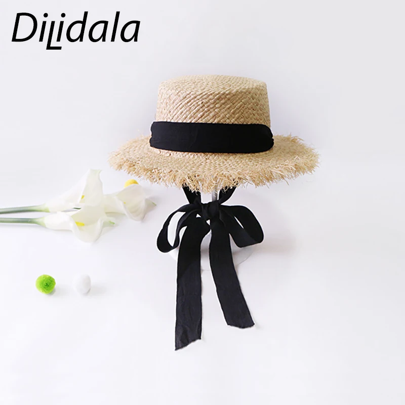 Dilidala женские шляпы соломенная шляпа для женщин ручная работа улицы повседневная