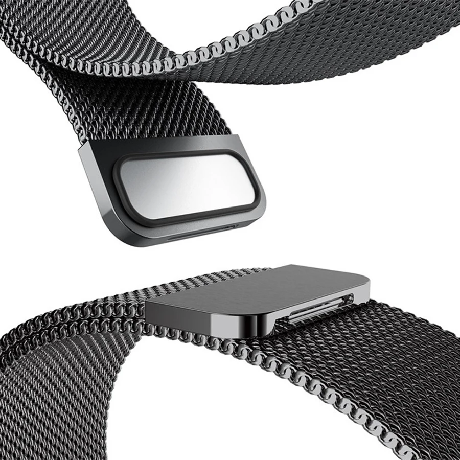 Для Amazfit 2 ремешок из нержавеющей стали Миланская Магнитная Петля ремешок для часов браслет для Xiaomi Huami Amazfit 2 Смарт-часы аксессуары