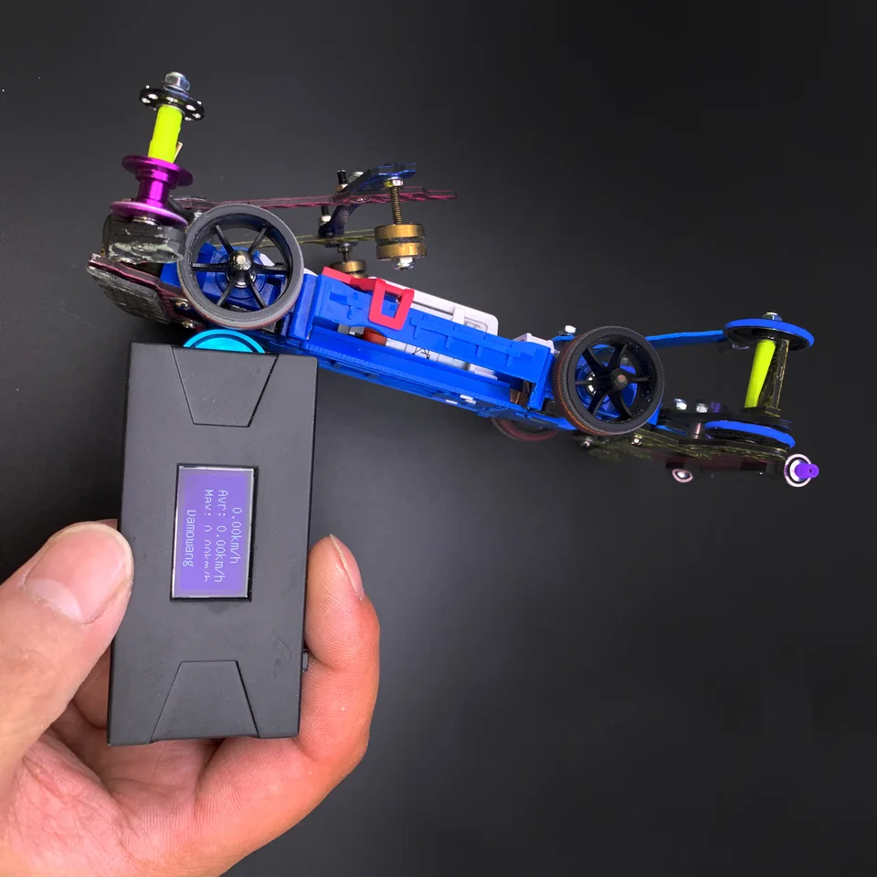 1PC Tamiya Mini 4WD Tachometer Speed Checker Hand-held Treadmill