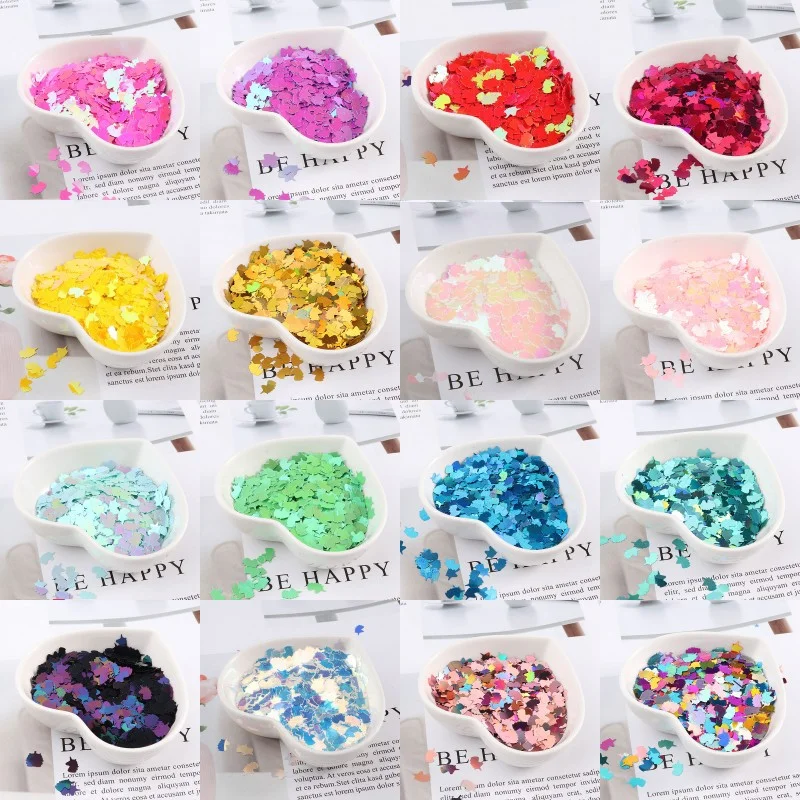 

10g/Lot 5x8mm Ultrathin Unicorn Shape Nails Sequins For Nail Art Decoration Body Art Painting Wedding Gift DIY Glitter Sequin
