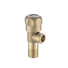 Водяной переключатель, Круглый Угловой клапан, латунный переключающий G1/2 нитевой суб-клапан, кухонные аксессуары для ванной комнаты, твердая латунь