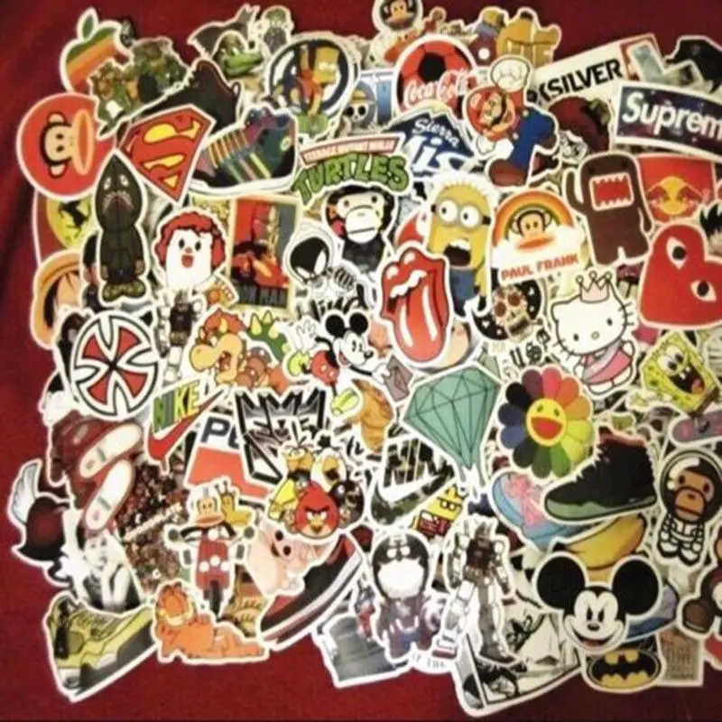 Graffiti Sticker Decal Vinyl Roll Car Skate Skateboard Laptop Luggage 50/200Pcs