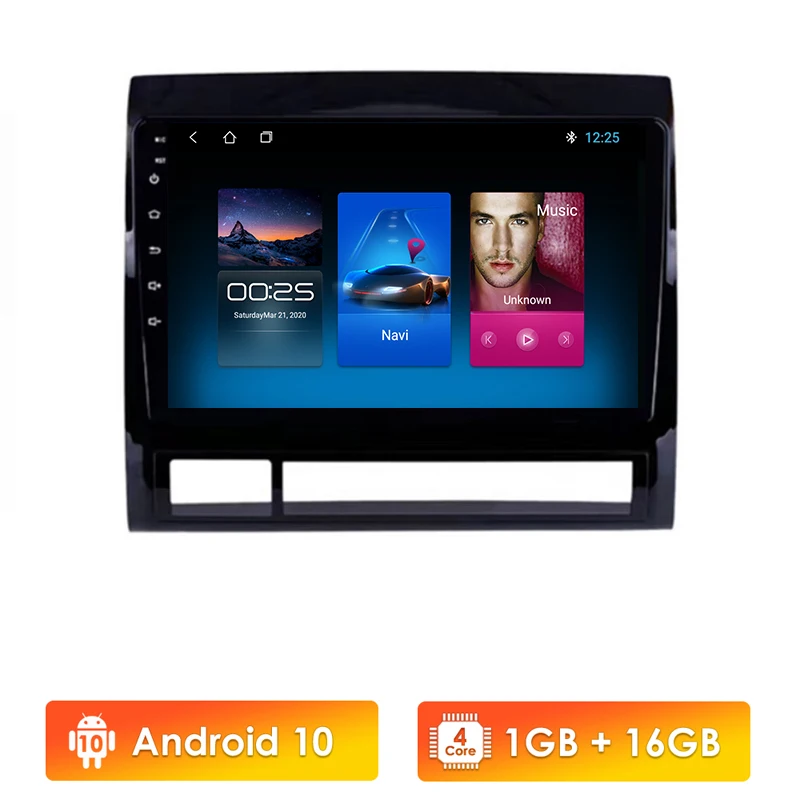 Android 10 1/9/8.1 для TOYOTA TACOMA/HILUX (Американская версия) 2005 -2013 мультимедийный стерео