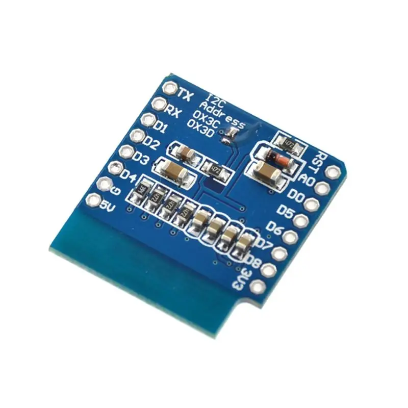 0 66 дюймовый oled экран ЖК модуль дисплея 64X48 IIC/I2C fo WEMOS D1 MINI M4YE|Печатные платы| |