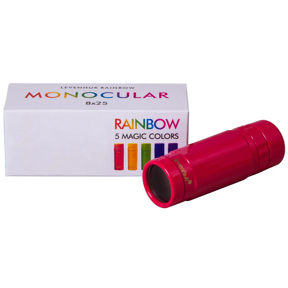 Монокуляр Levenhuk Rainbow 8x25 Red Berry