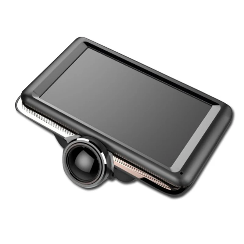 Автомобильный 4,5 дюймовый ips пресс Dash Cam 360 градусов панорамная двойная камера вождение автомобиля регистраторы DVR автомобиля