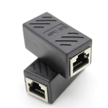 

1PCS Female to Female Network Connector Adapter LAN RJ45 Ethernet Cable Extension Converter Coupler Extender