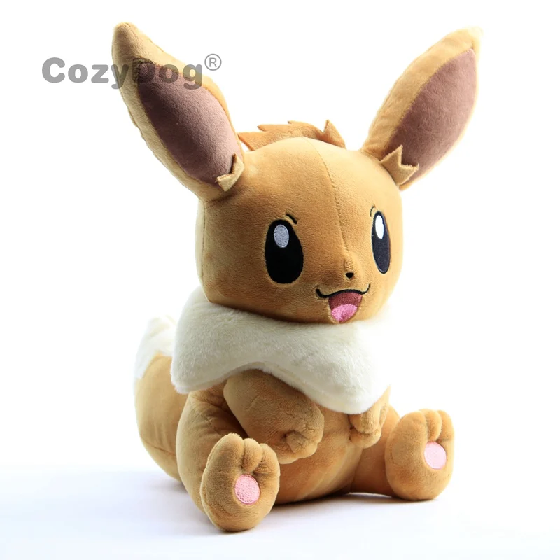 Eevee плюшевые игрушки мягкие куклы 12 ''30 см милые мягкие животные плюшевые подушки Детские Рождественский подарок фигурки