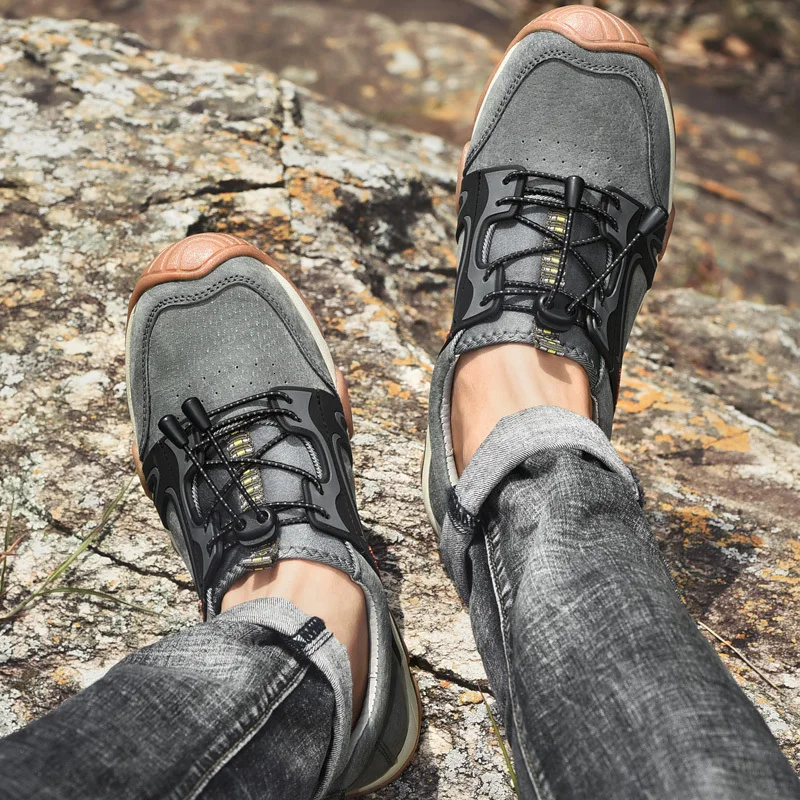 Мужская прогулочная обувь водонепроницаемая обувь альпинистские уличные бутсы походные спортивные кроссовки охота, треккинг Женская