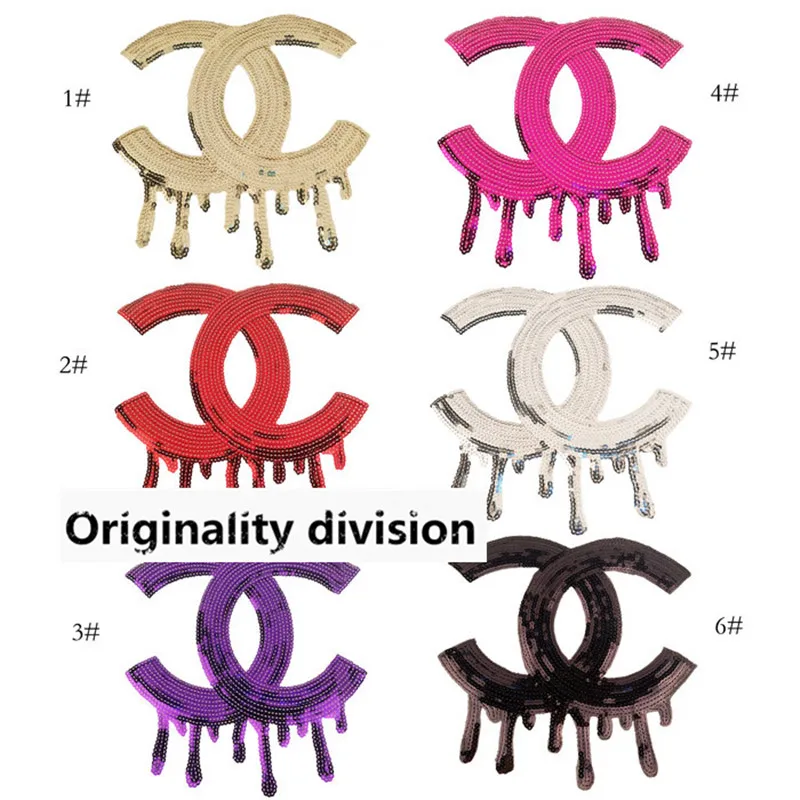 

New sequins embroidered cloth patch clothing design decorative patches