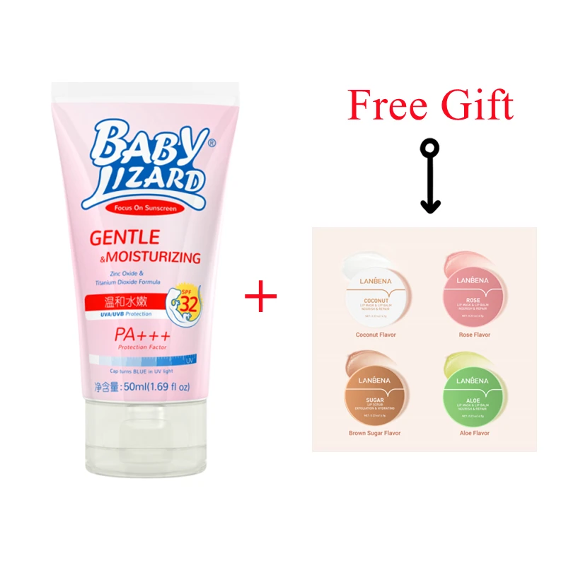 SPF32 Face Sun Cream 50ML BLUE LIZARD Gentle &amp Moisturizing Sunscreen Lightweight And Portable PA +++ | Красота и здоровье