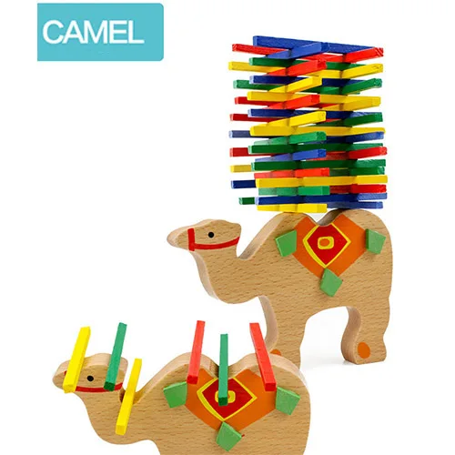 camel Ruizhi верблюд, слон баланс луч цвет бар родитель-ребенок интерактивная игра дети деревянные Ранние Обучающие Детские игрушки подарок RZ1186 - Цвет: camel